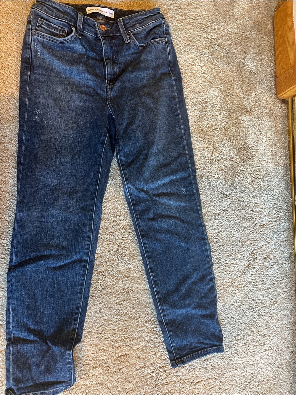 VERVET BY FLYING MONKEY Dark Indigo Bootcut Jeans